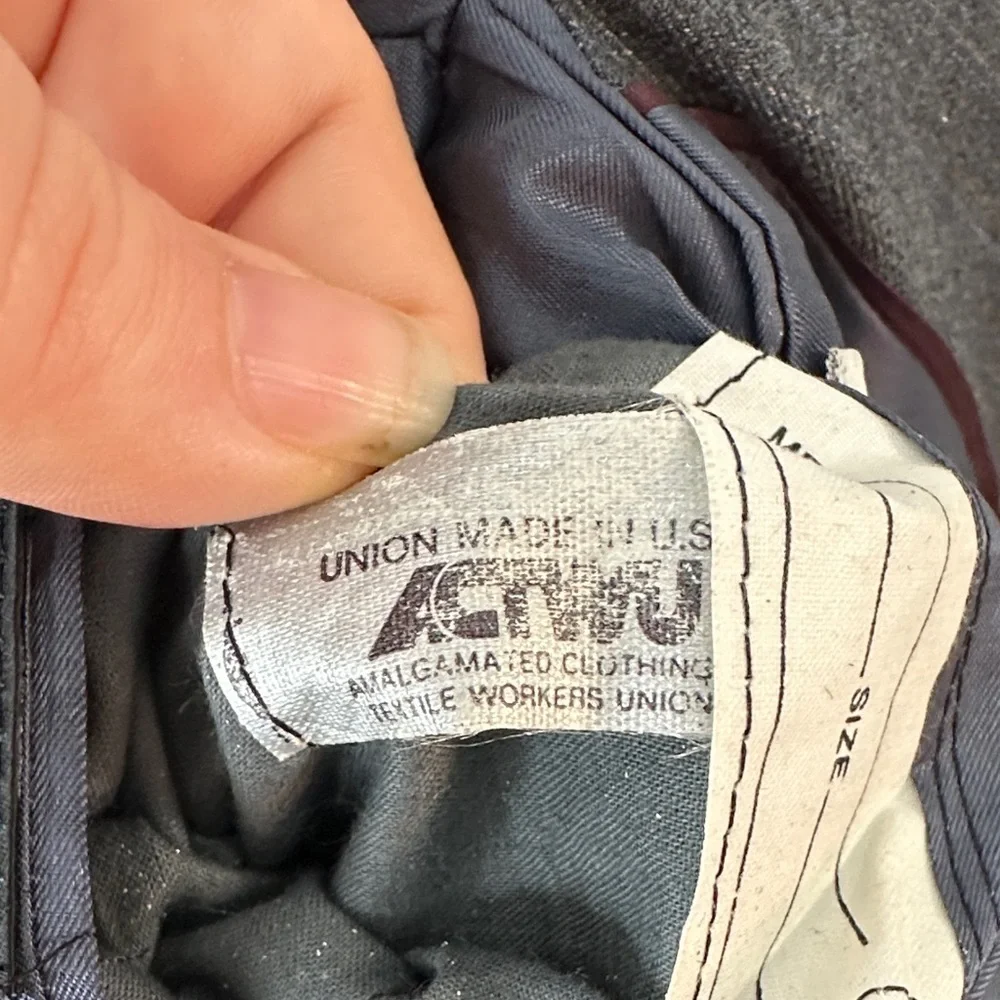Hart Schaffner Marx VTG Old Money Academia Business ClassicCharcoal Blazer Sz40L